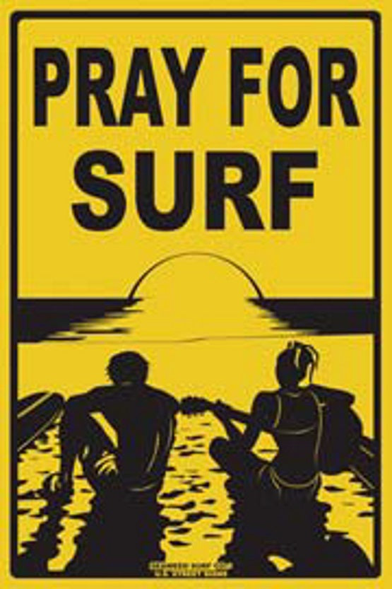 Seaweed Pray for Surf 8x12