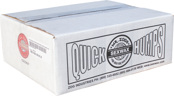 Sex Wax Quick Humps 3X Green Surf Wax Case - 100 Bars of Wax