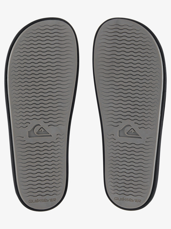 Quiksilver Slides - Mens Rivi Striped Slip-Ons