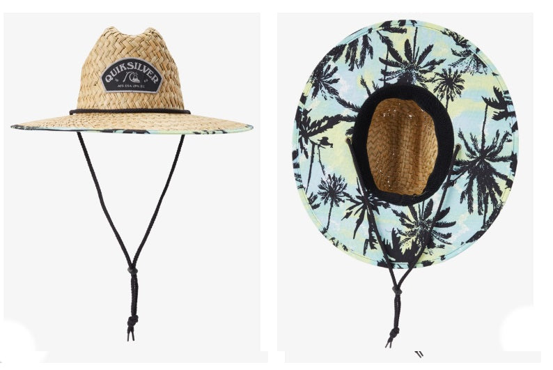 Quiksilver Outsider Straw Hat - Hawaiian Style Lifeguard Hat