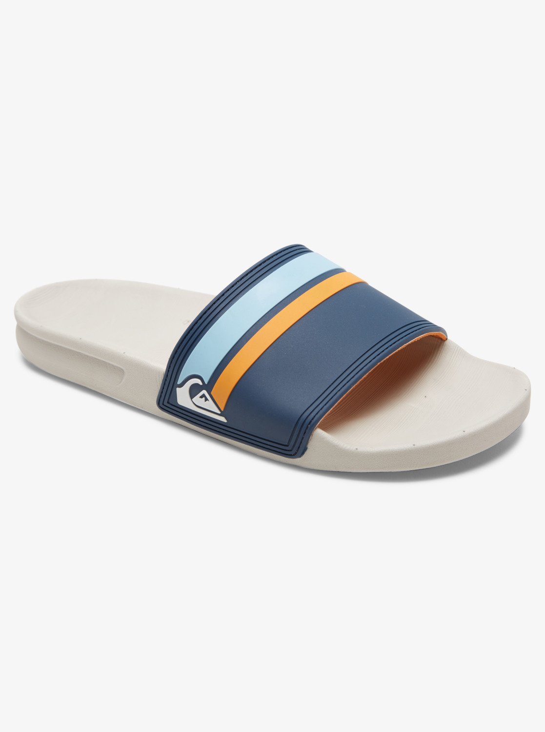 Quiksilver Slides - Mens Rivi Striped Slip-Ons