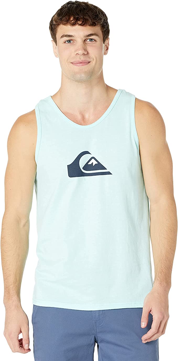 Quiksilver Logo Tank Top - Comp Mountain Wave