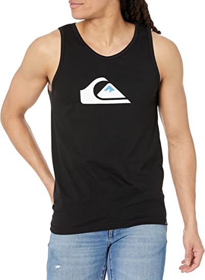 Quiksilver Logo Tank Top - Comp Mountain Wave