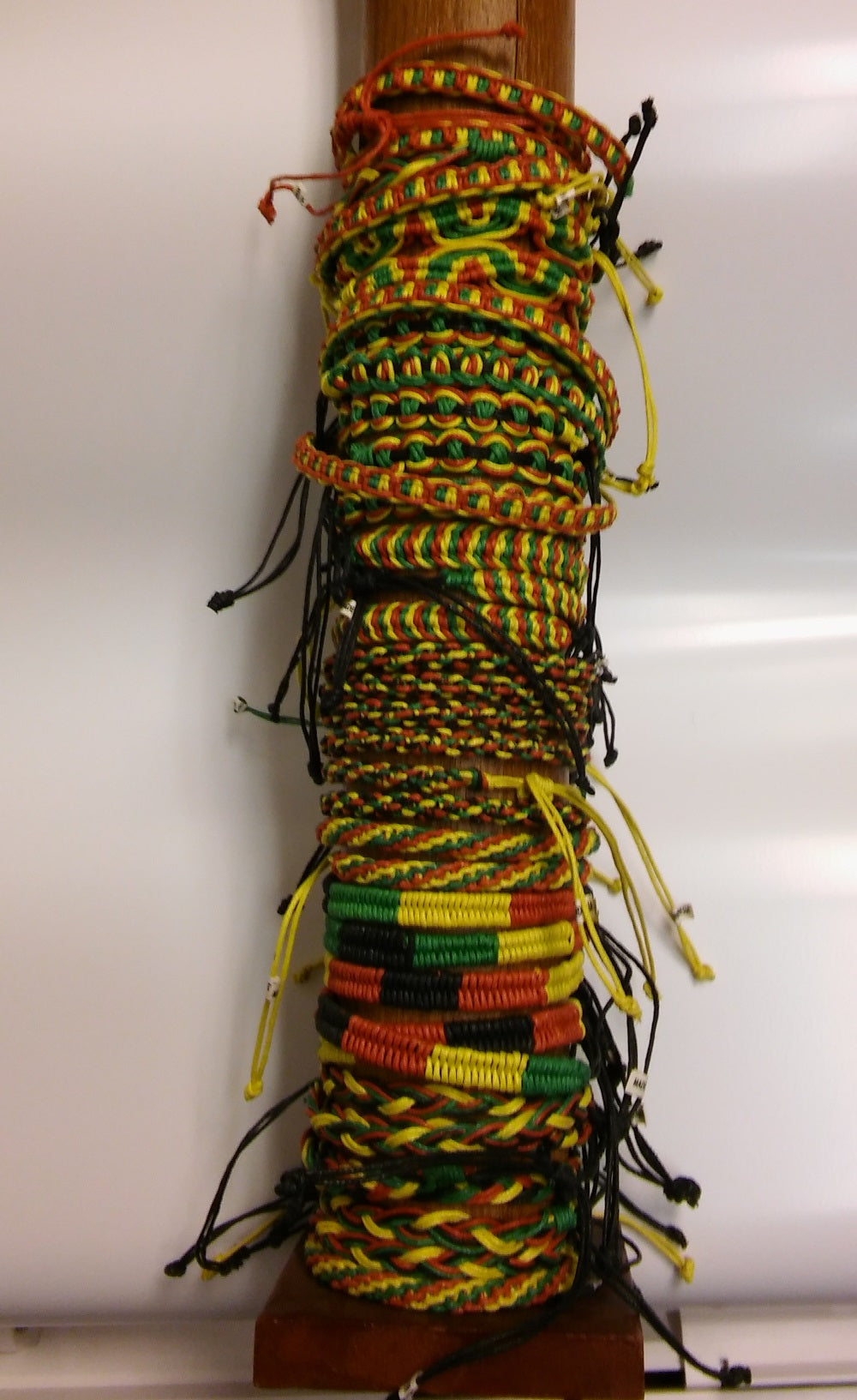 Baja Billy Rasta Braided Bracelet
