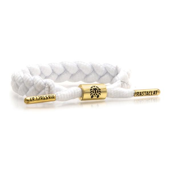 Rastaclat Zion II White Braided Bracelet