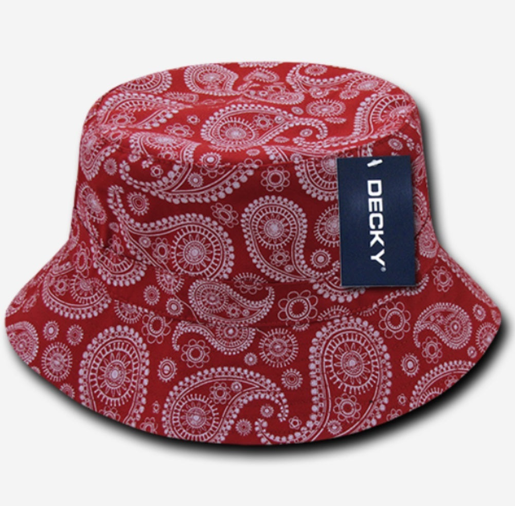 Decky Paisley Bucket Hat