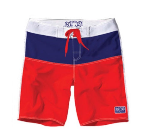 Lost Sandpiper Red Boardshort