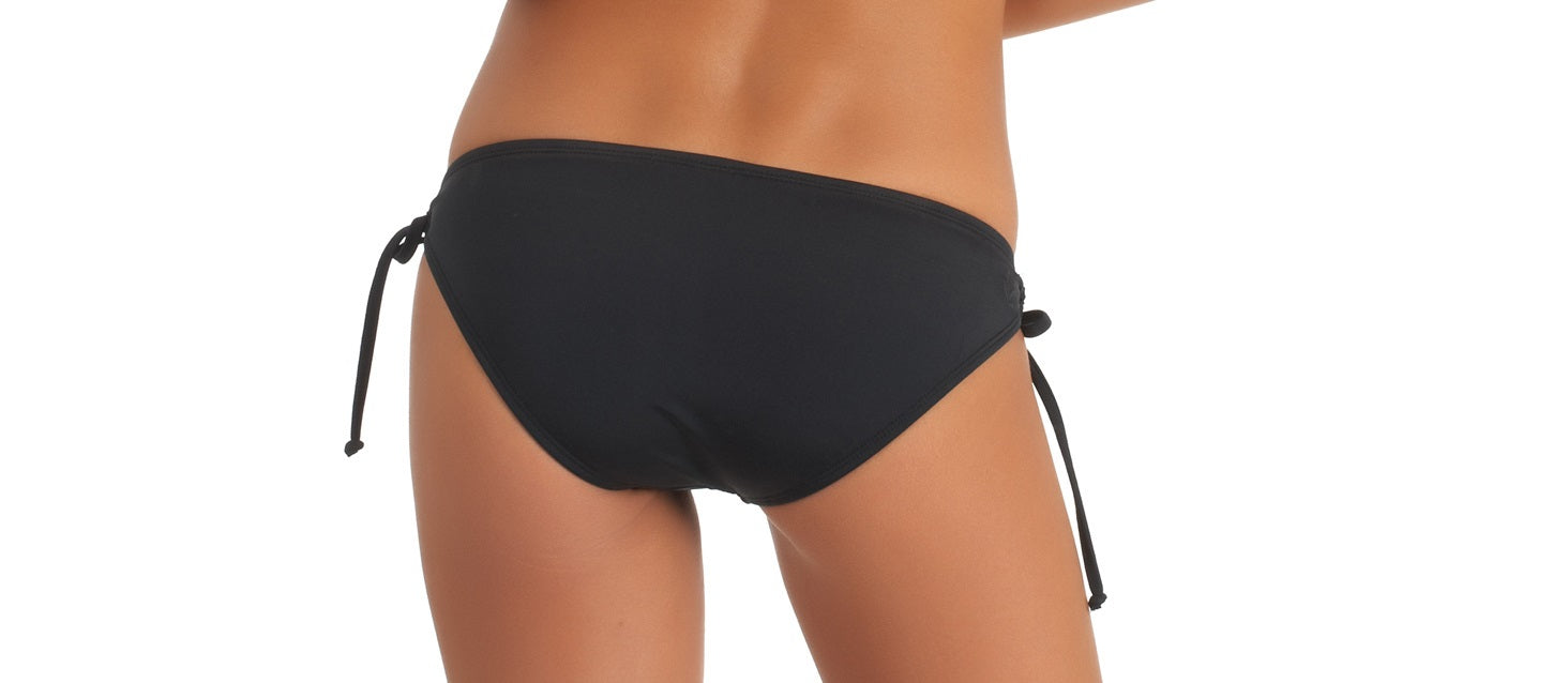 Reef Black Solids Tunnel Side Bikini