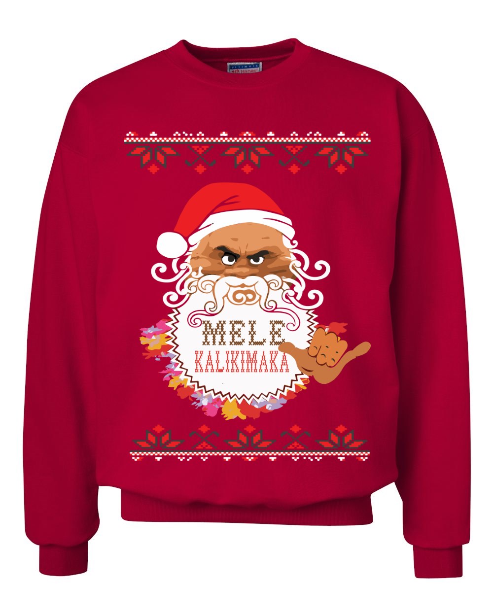 BORD Apparel Santa Mele Kalikimaka Christmas