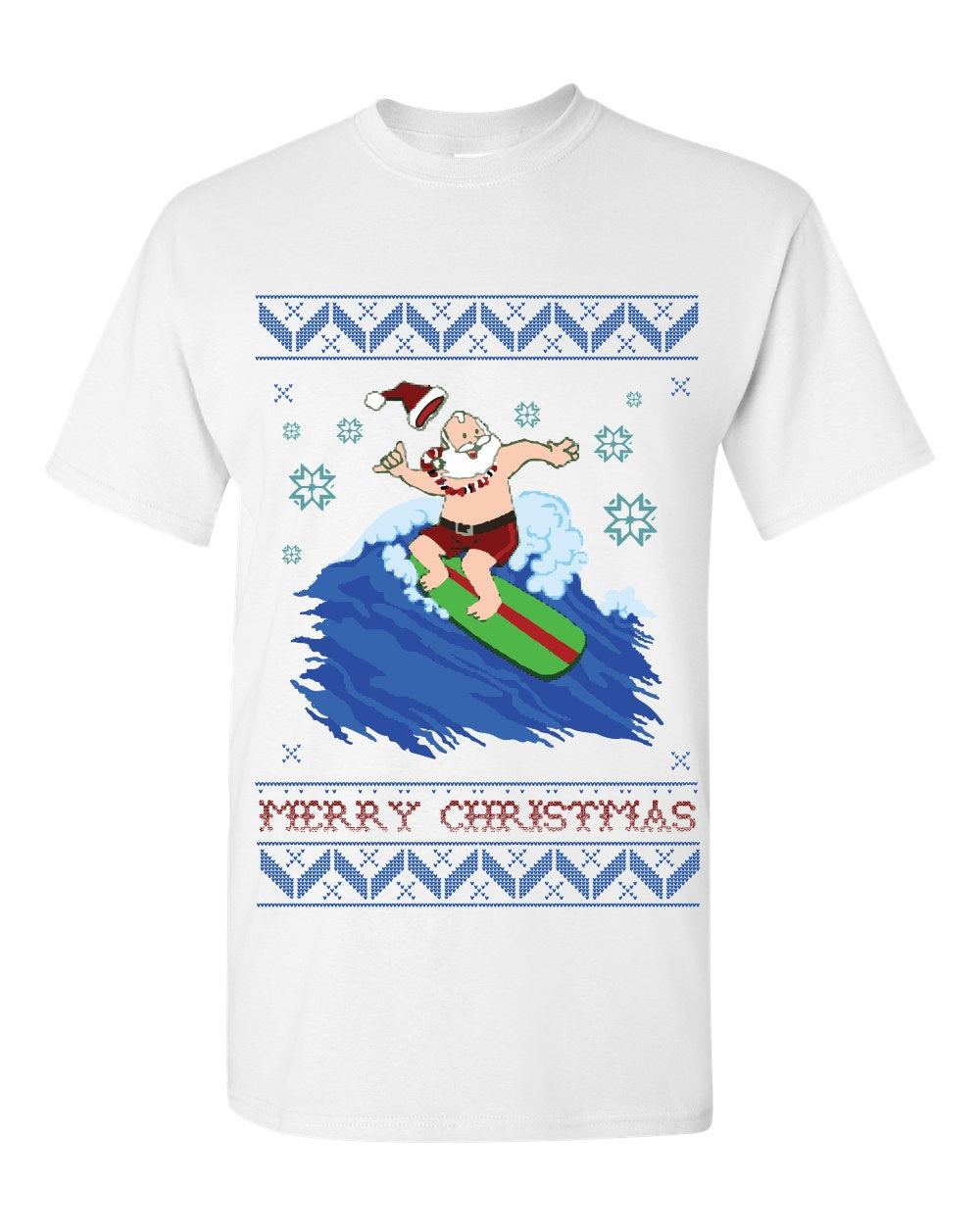 BORD Apparel Surfing Ugly Christmas T-shirt