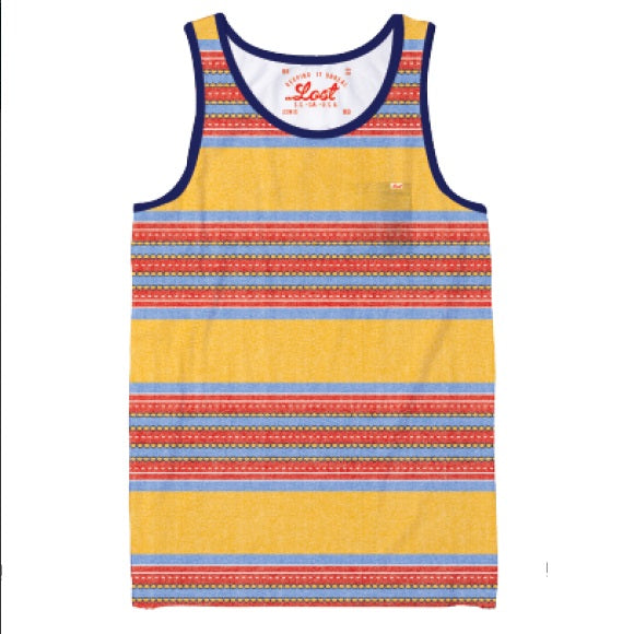 Lost Slingshot Tank Gold Tank Top