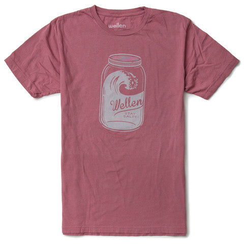 Wellen Stay Salty Nantucket Red T-Shirt