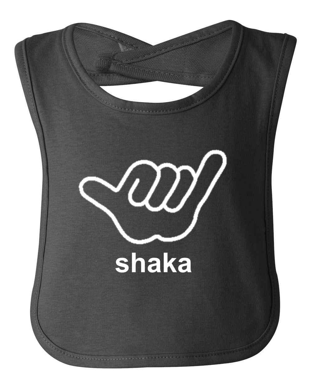 BORD Apparel Shaka Surf Baby Bib Black