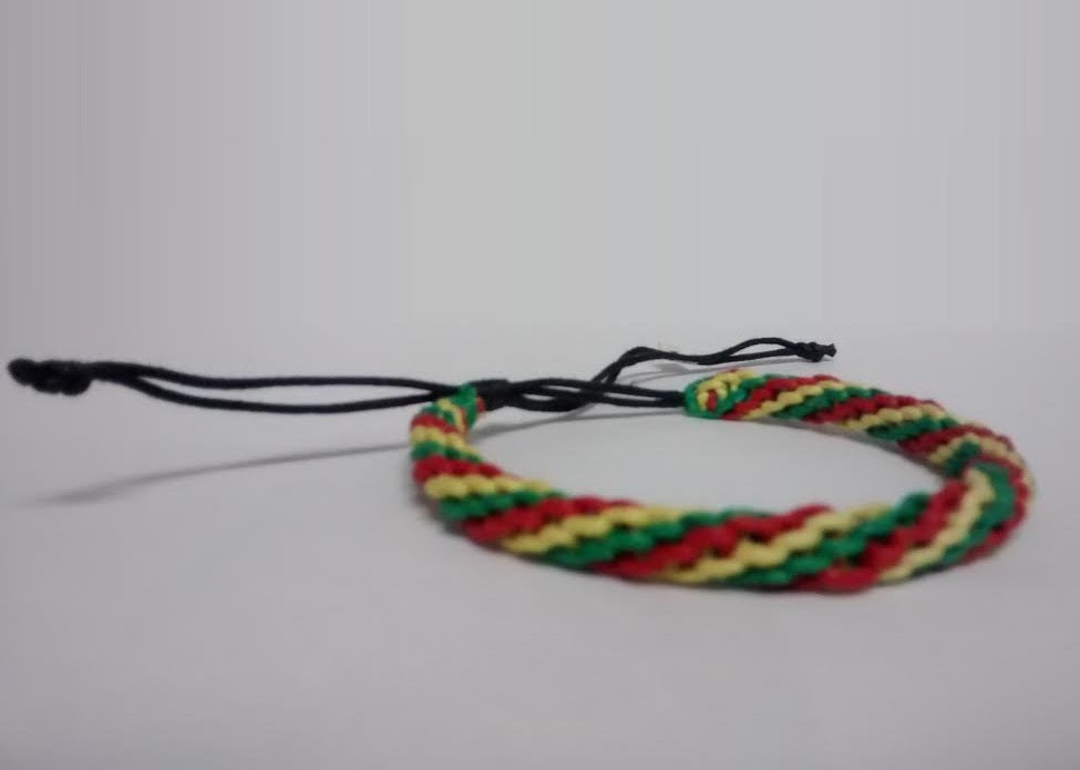Baja Billy Rasta Braided Bracelet