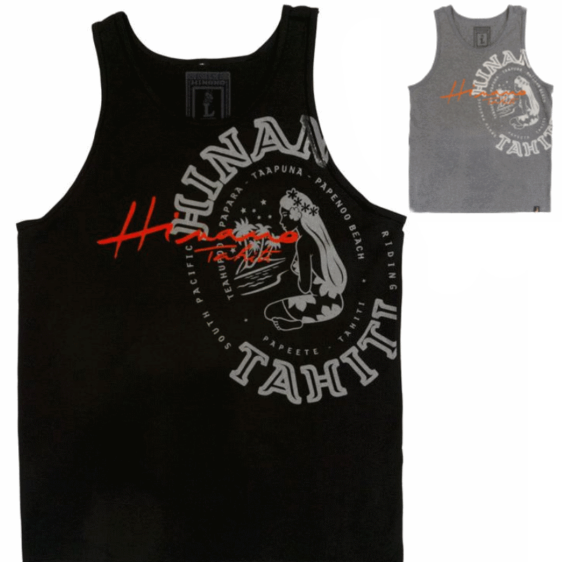 Hinano Tank Top Oval Logo Devant