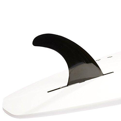 Dorsal Fin Co 7, 8, 9, and 10 inch Black Longboard Fin