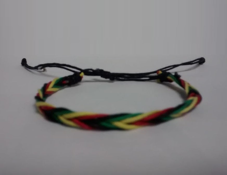 Baja Billy Rasta Braided Bracelet