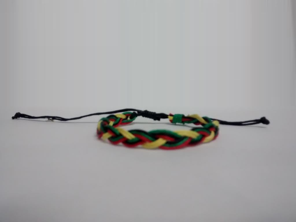 Baja Billy Rasta Braided Bracelet