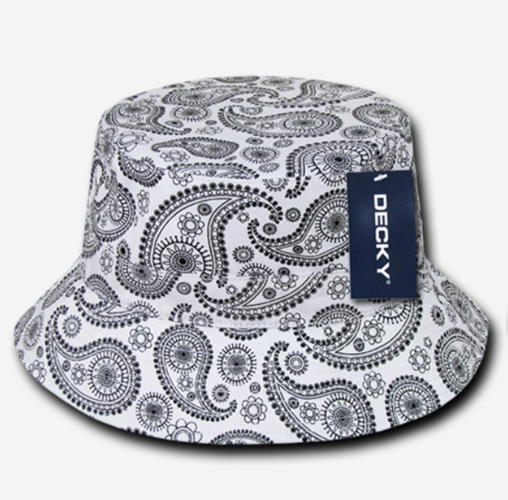 Decky Paisley Bucket Hat