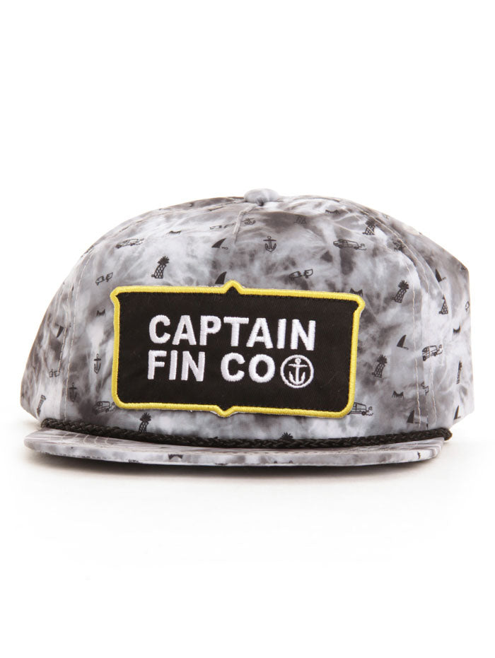 Captain Fin Co Workers 5 Panel Grey Hat