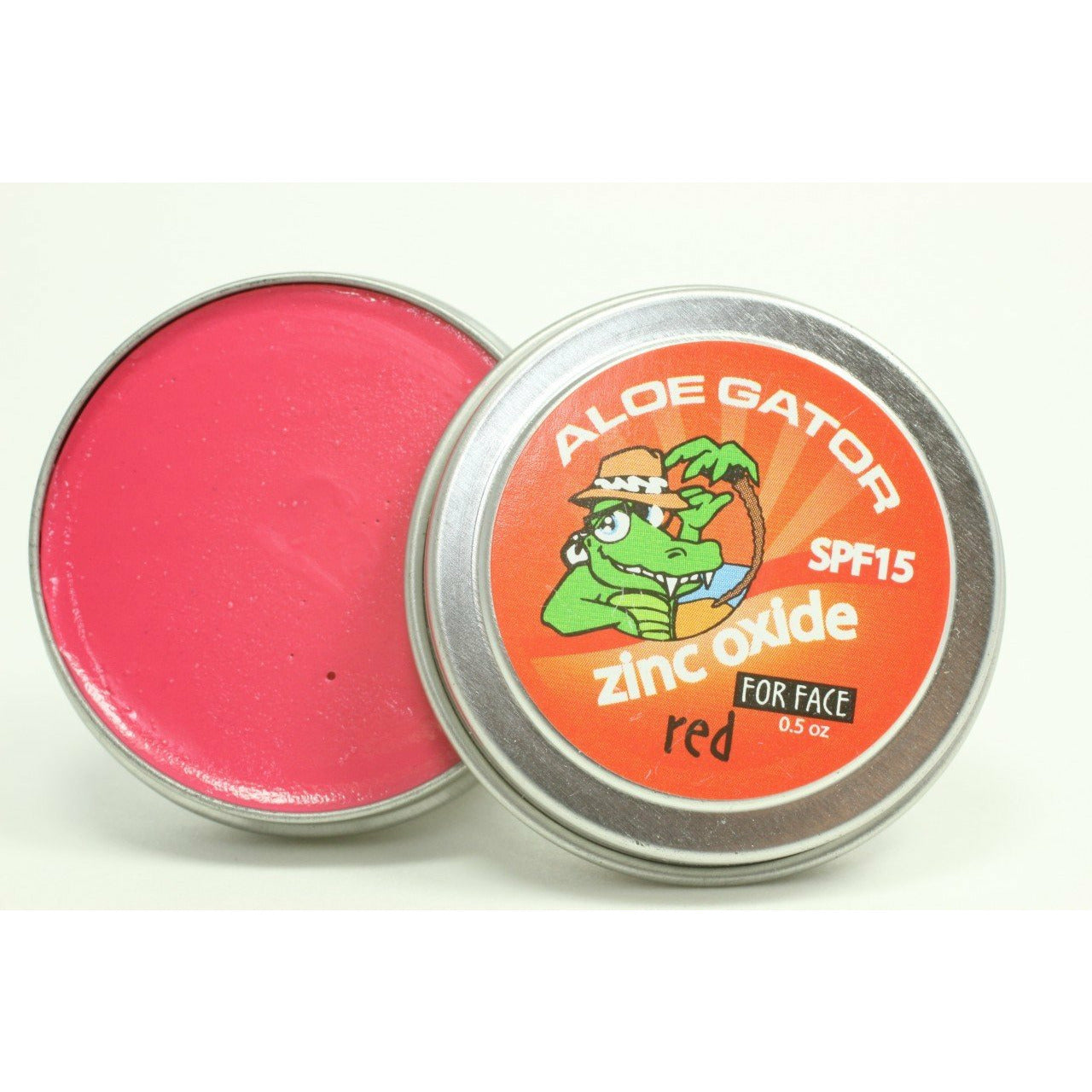 Aloe Gator Zinc Oxide for Face SPF 15 Sunscreen