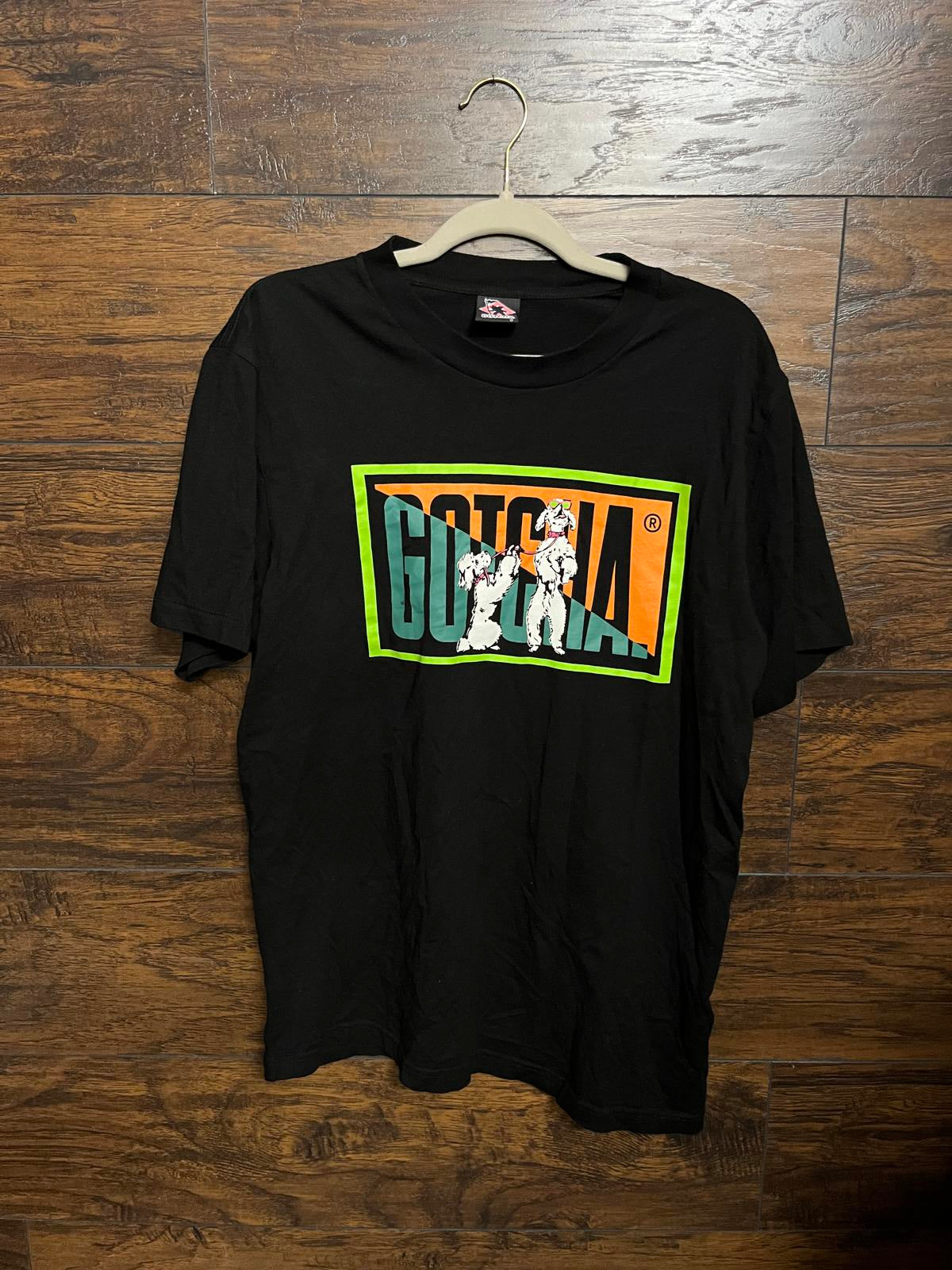 Gotcha Surf Brand T-shirt Dogs with Sunglasses - 1980s Surf