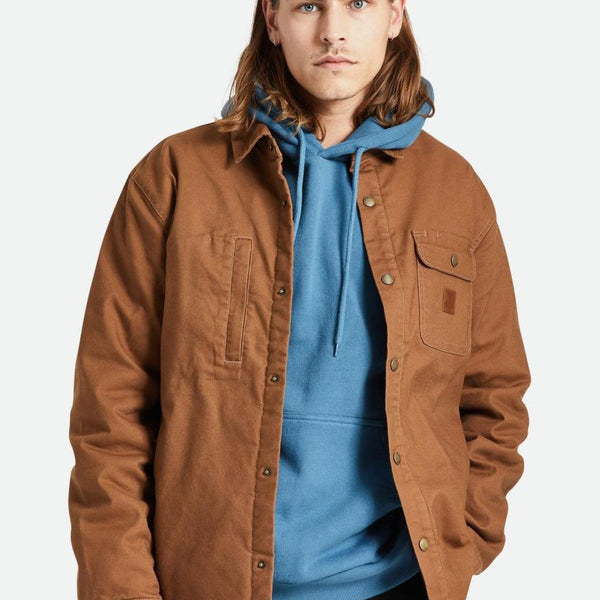 Builders Stretch Flannel Lined Jacket - Bison