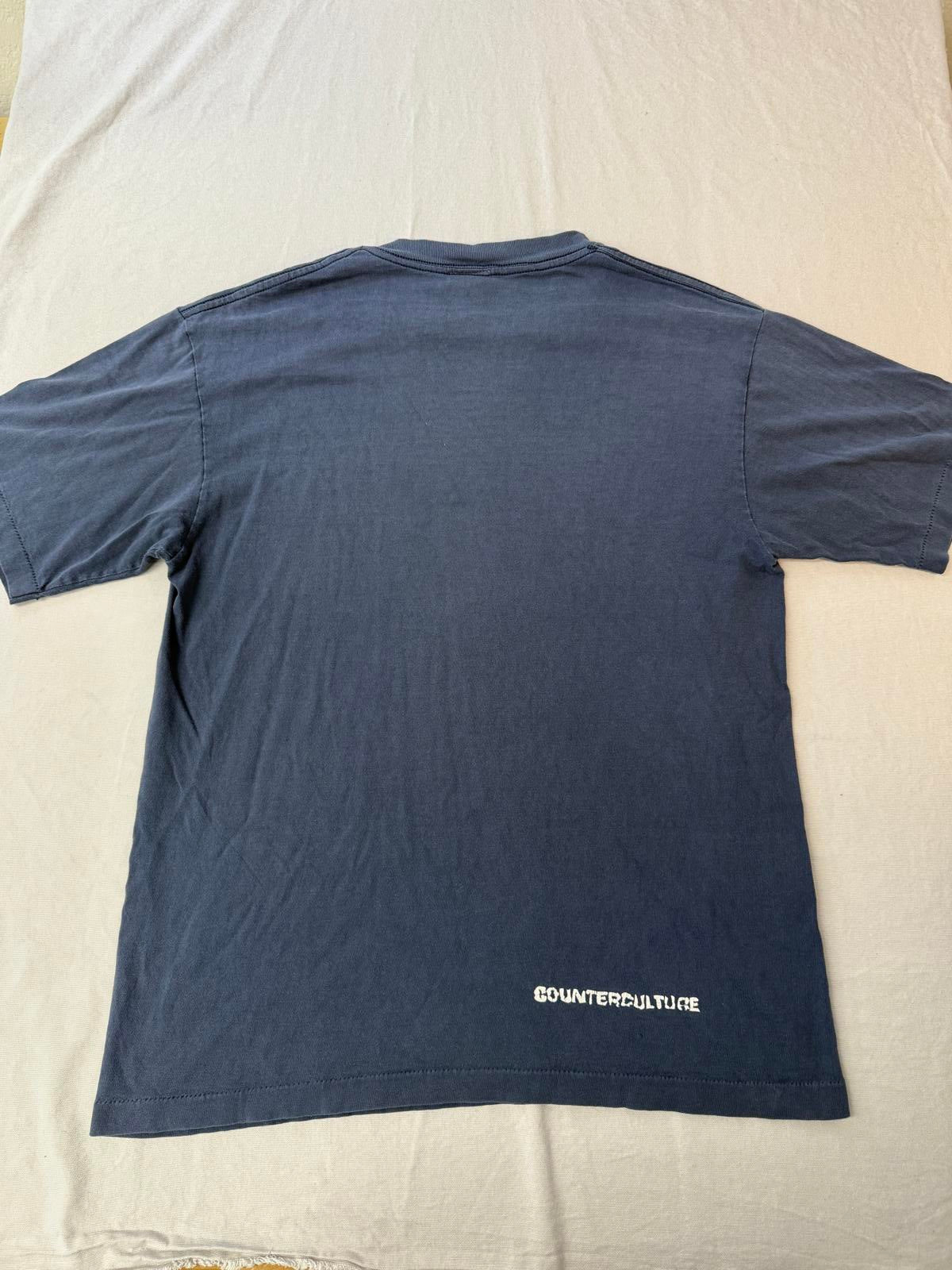 VTG Counter Culture T-shirt American Flag Skate Tee L