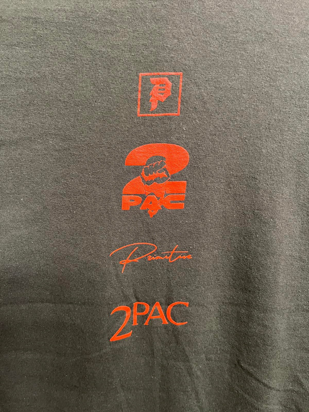 T-shirt 2pac x Primitive Skateboards Collab Tupac Shirt - L