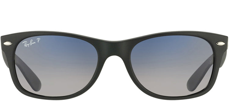 Ray-Ban RB 2132 601S78 Wayfarer Plastic Black Sunglasses with Grey Gradient Polarized Lens