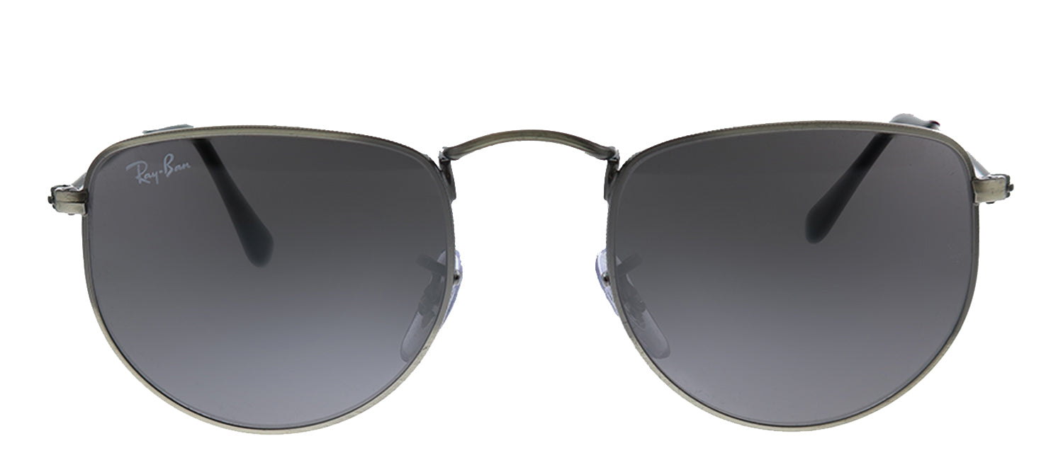 Ray-Ban ELON RB 3958 9229B1 Geometric Metal Gunmetal Sunglasses with Grey Lens