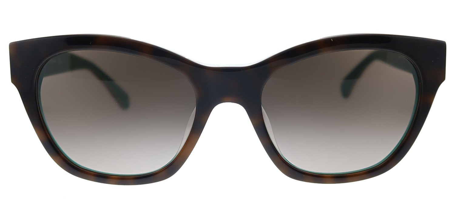 Kate Spade KS Jerri/S IPR Cat-Eye Plastic Havana Blue Sunglasses with Brown Gradient Lens