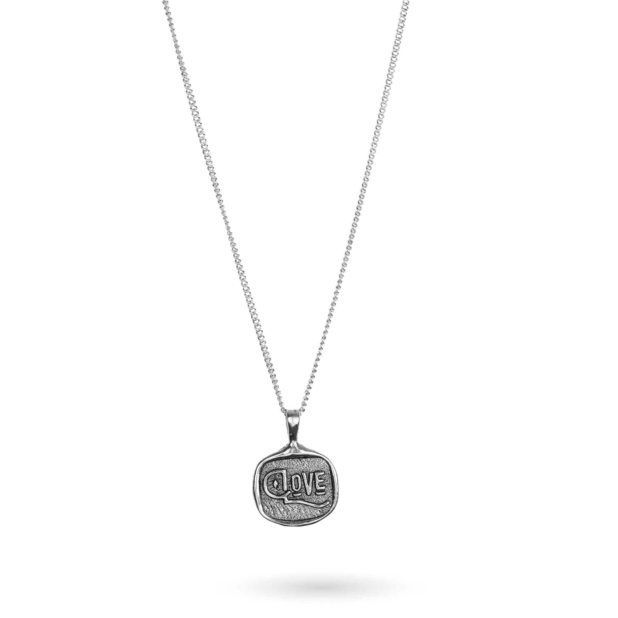 Nothing But Love Necklace - Sterling Silver - 16"