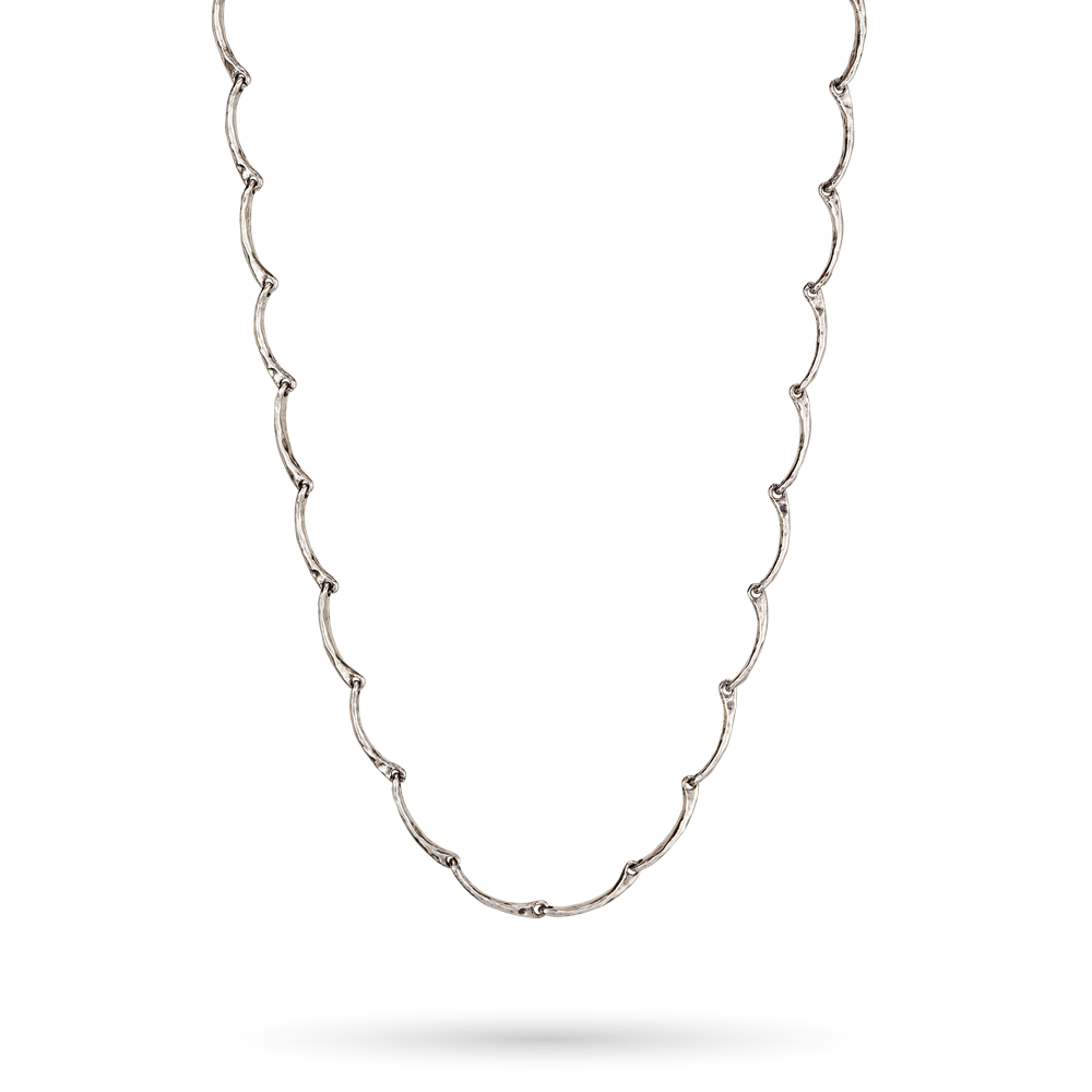 Reverie Scallop Necklace - Silver