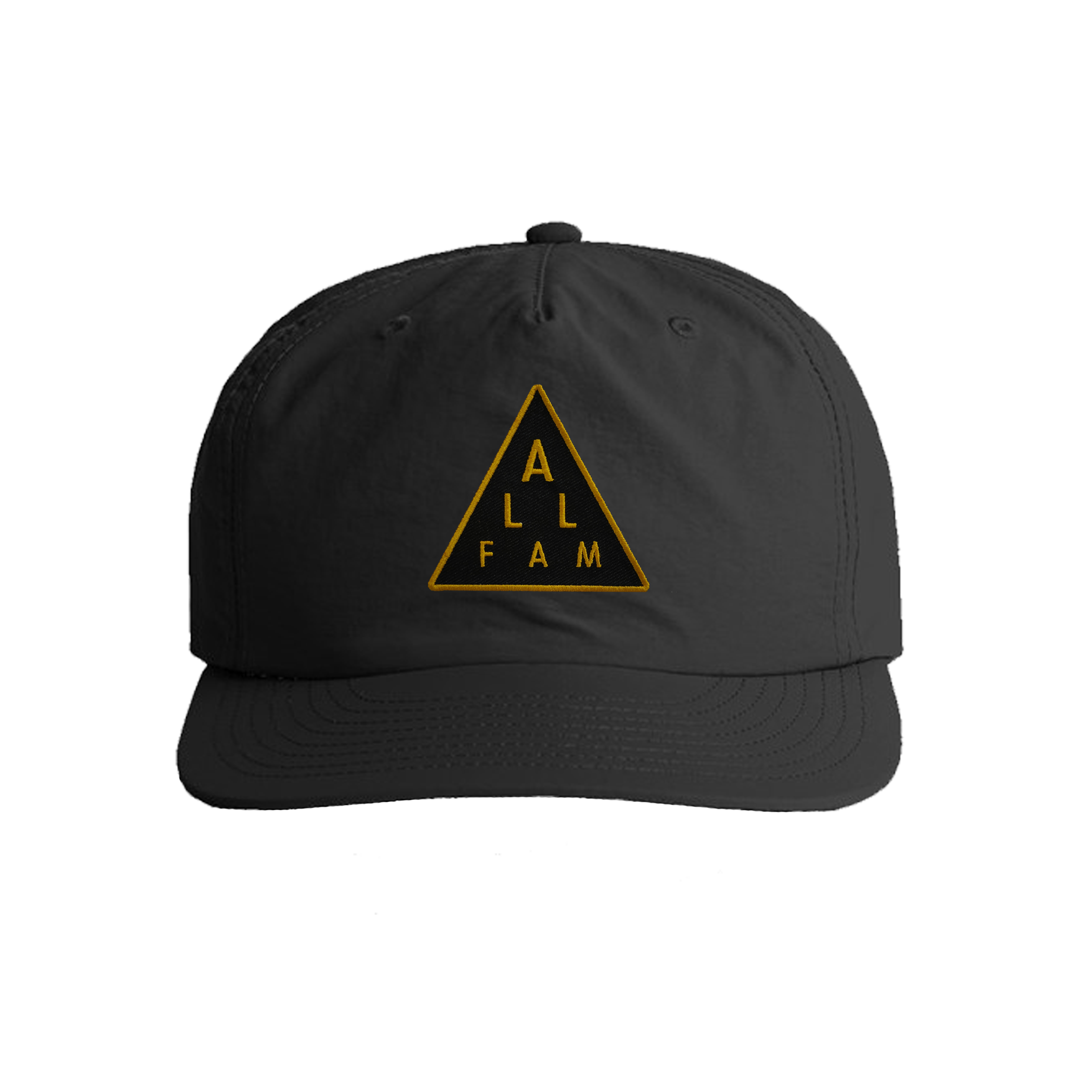 2” TRIANGLE PATCH KIDS HAT BLK