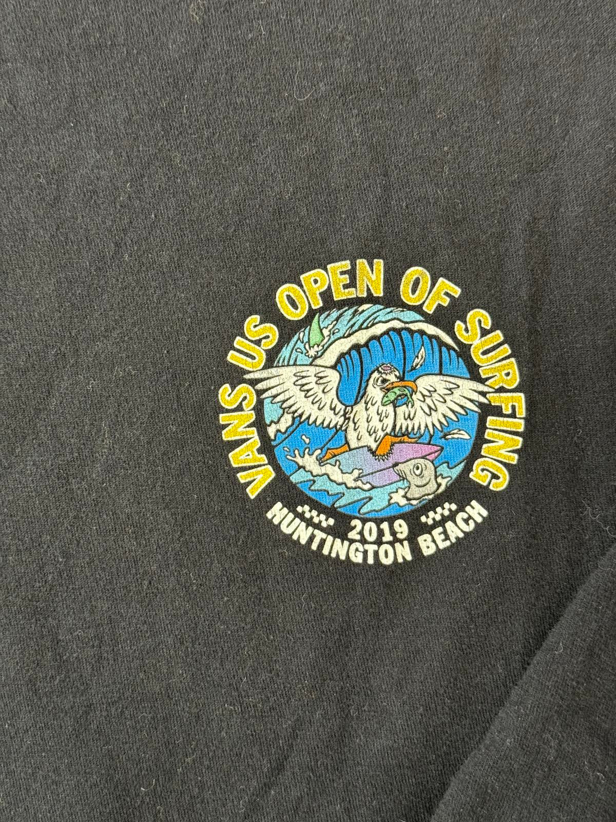 Vans US Open of Surfing LS T-shirt Huntington Beach 2019 -M