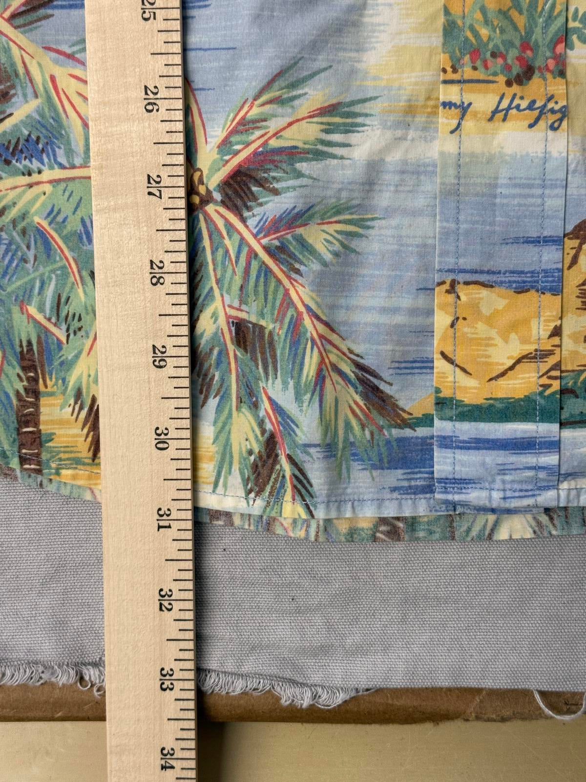 Y2K Tommy Hilfiger Hawaiian Button Up Surf - L