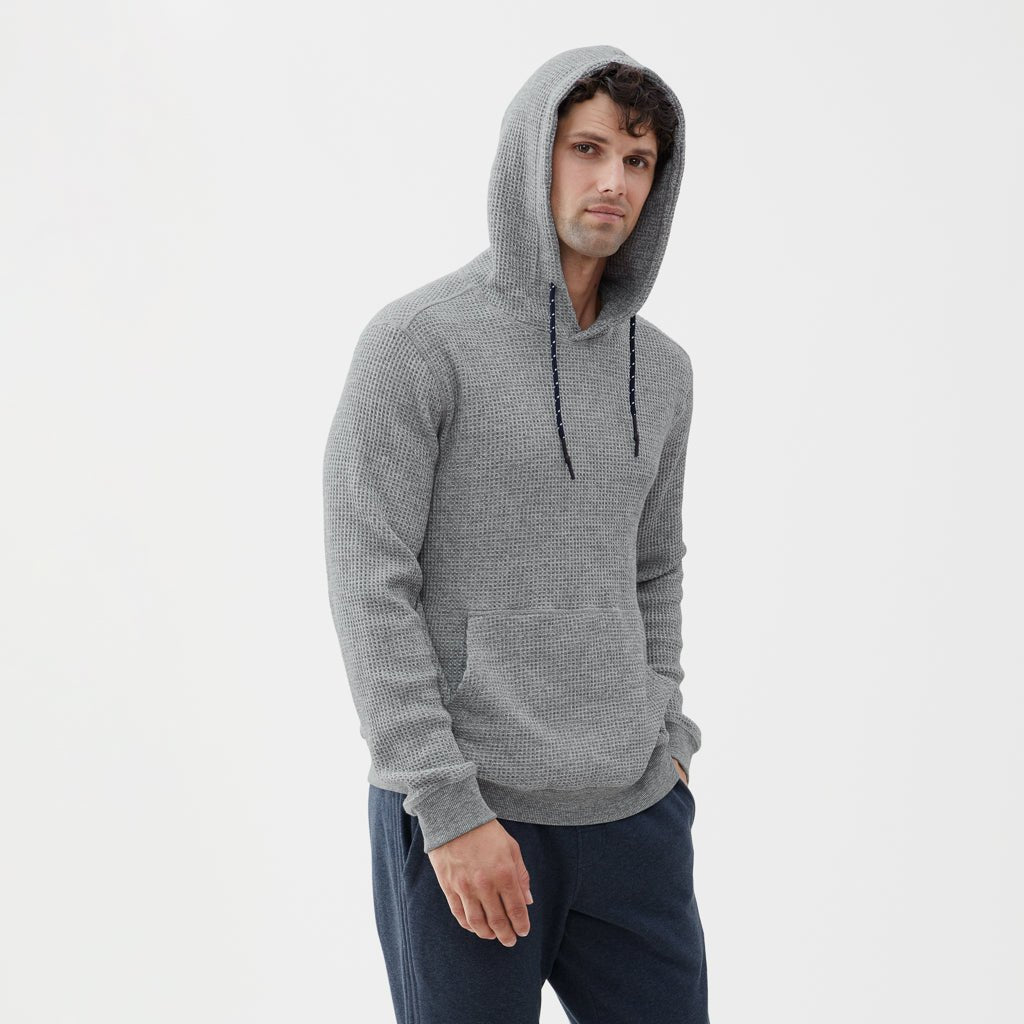 Waffle hotsell thermal hoodie