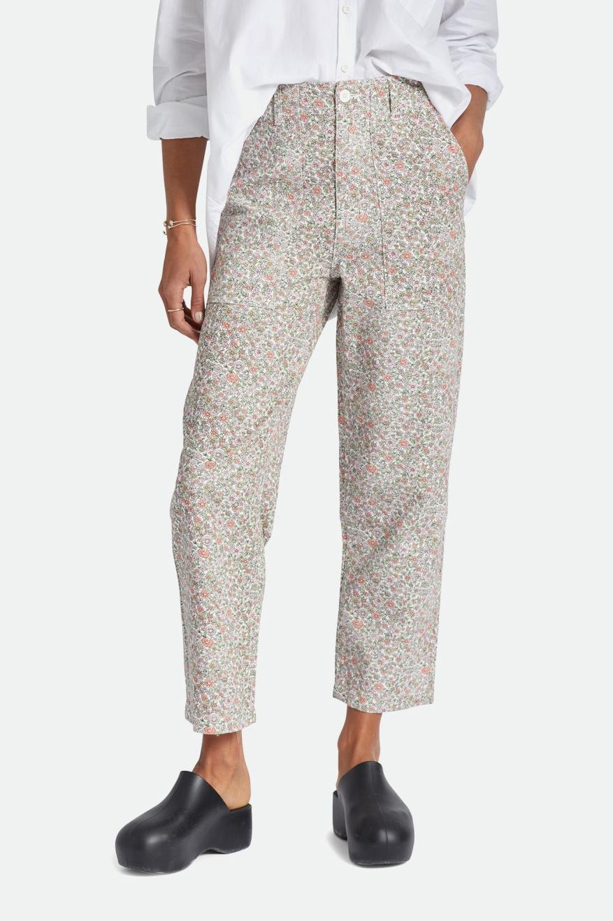Vancouver Pant - White Floral