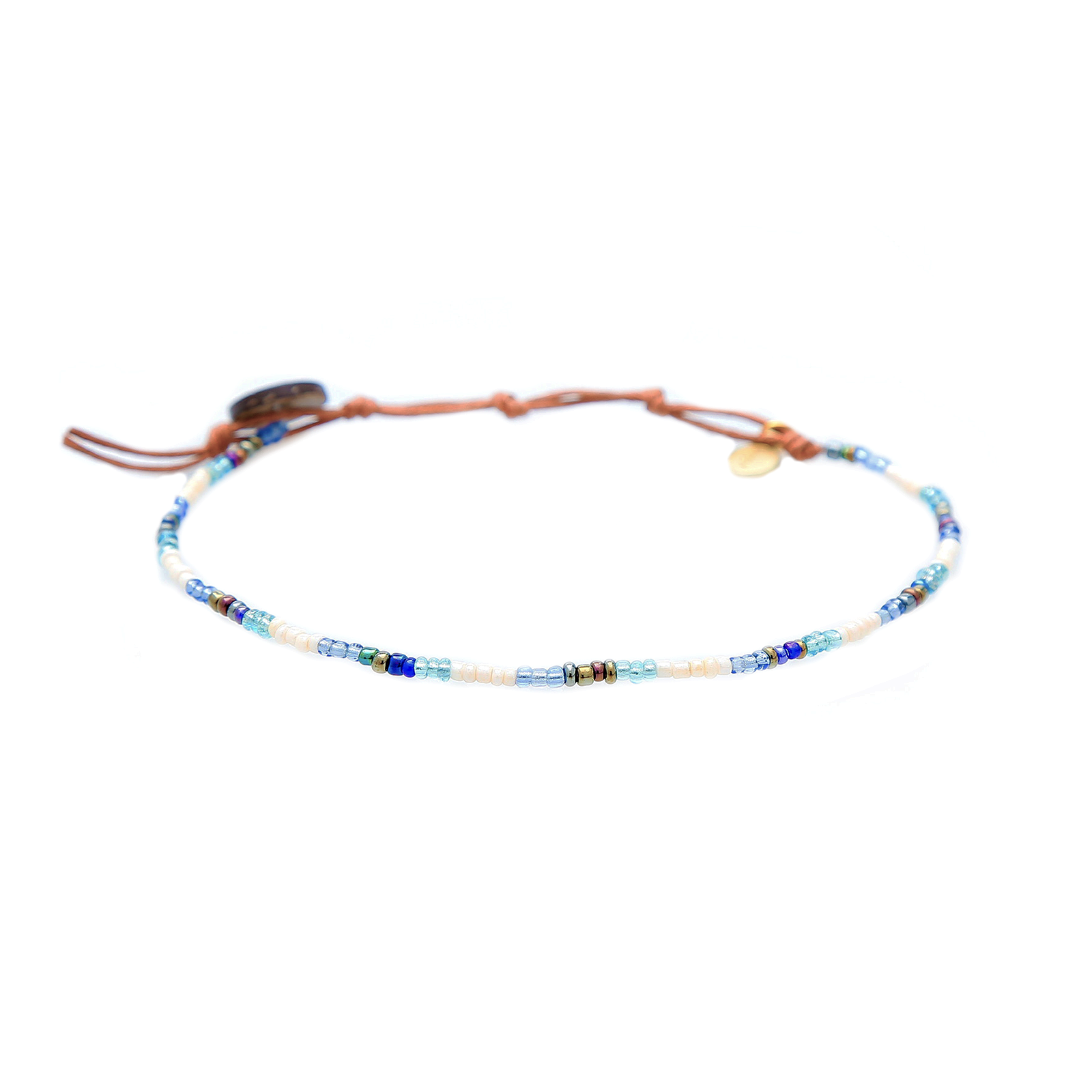 Deep Dive Beaded Anklet