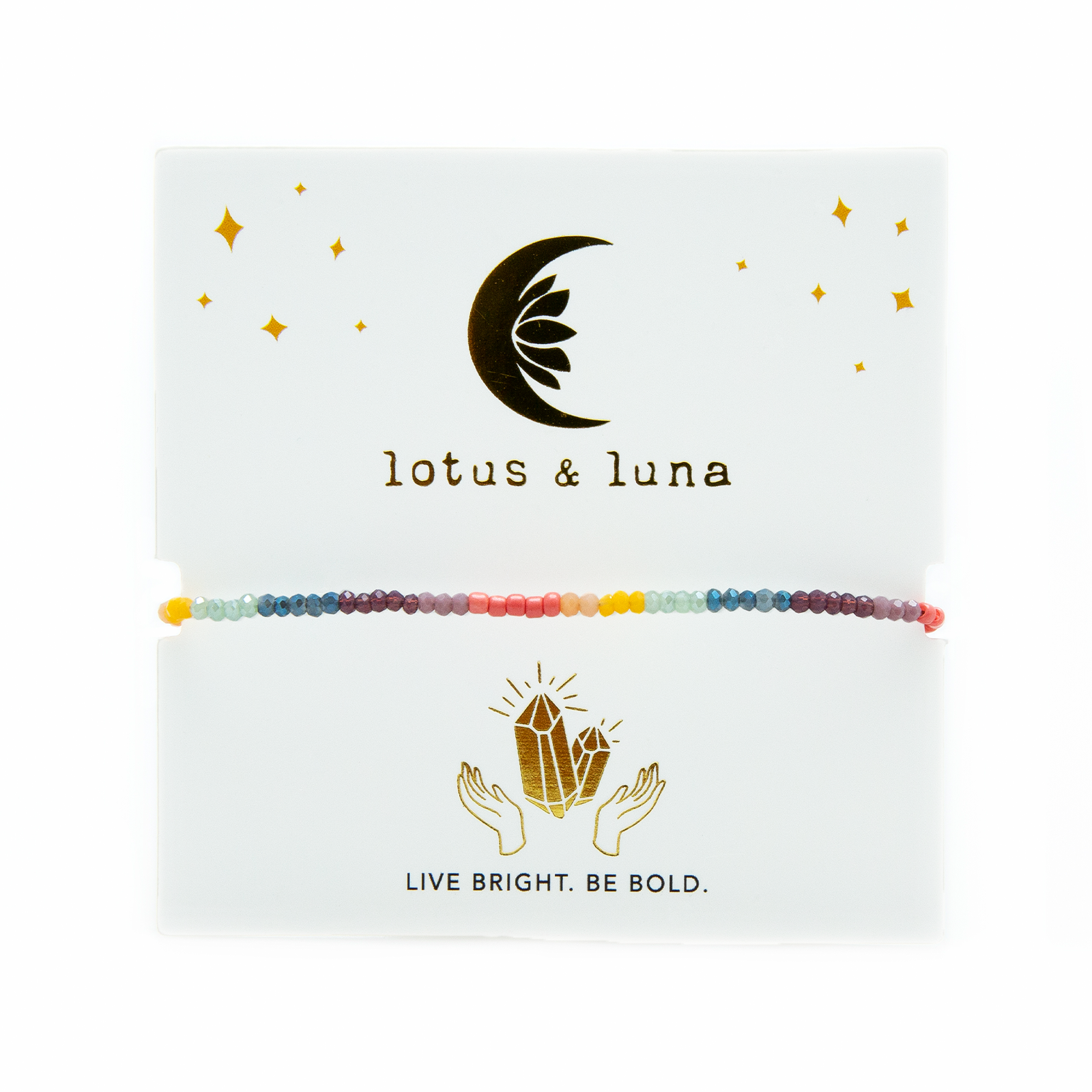 "Live Bright. Be Bold" Goddess Bracelet