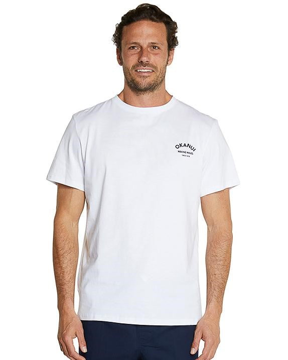 Mens - T-Shirt - Noosa Heads - White