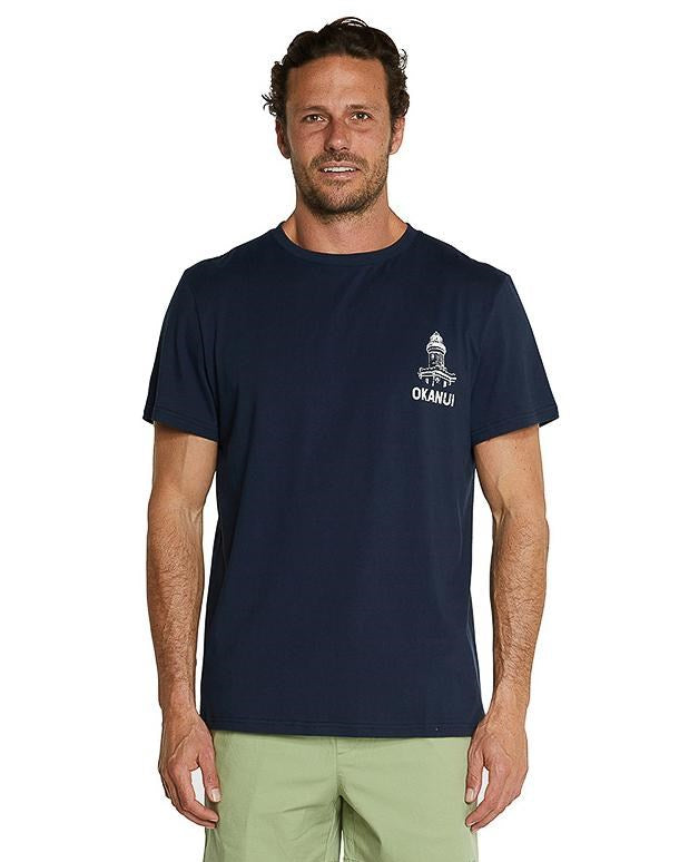 Mens - T-Shirt - Byron Bay Tee - Navy