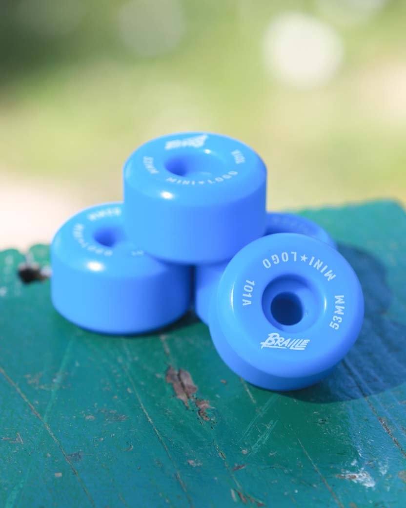 Braille x Mini Logo Collab Skateboard Wheels