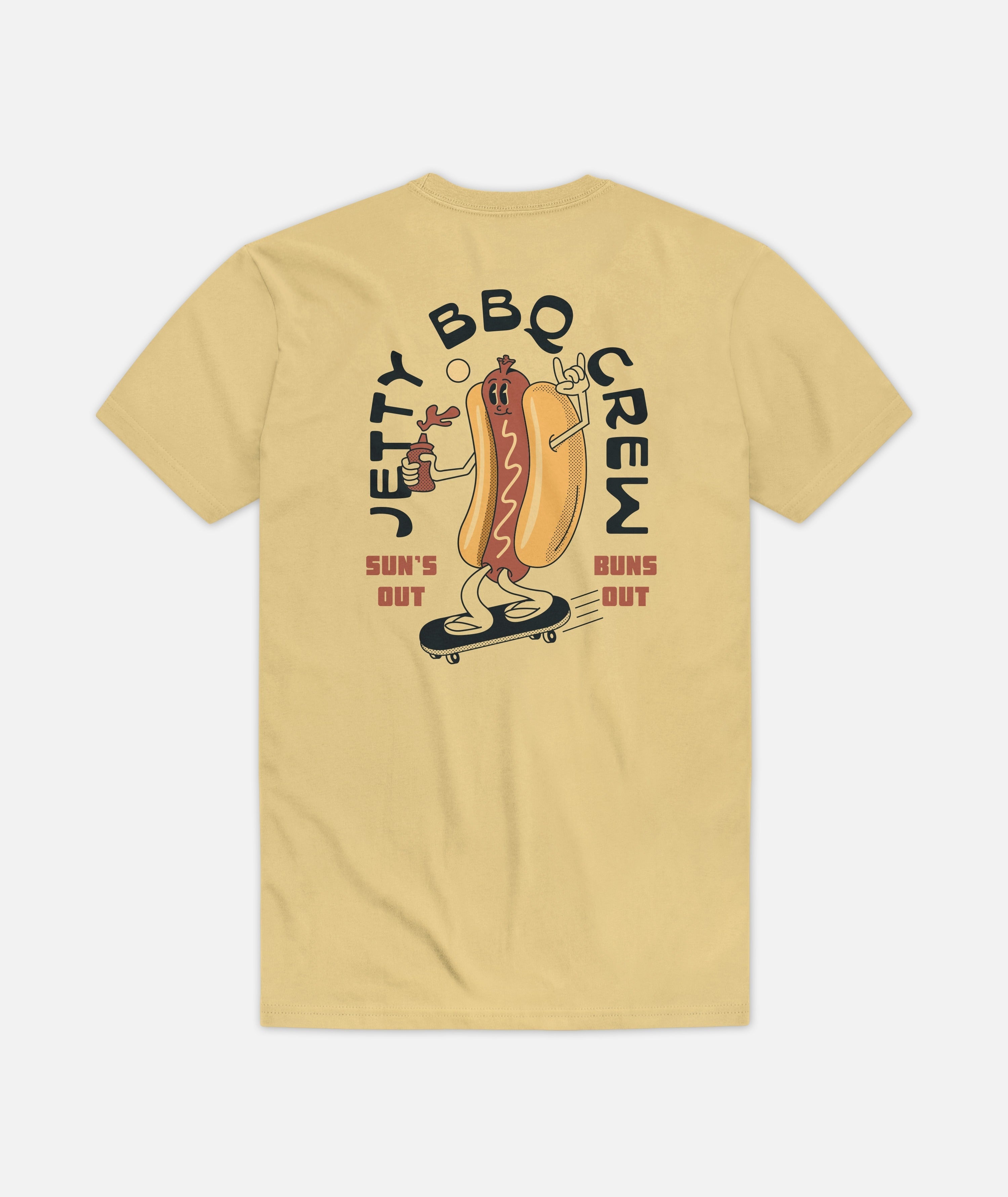 Hotdog Crew Tee - Sun