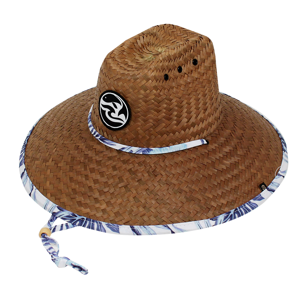 Mens Straw Lifeguard Hat - Underbrim Designs