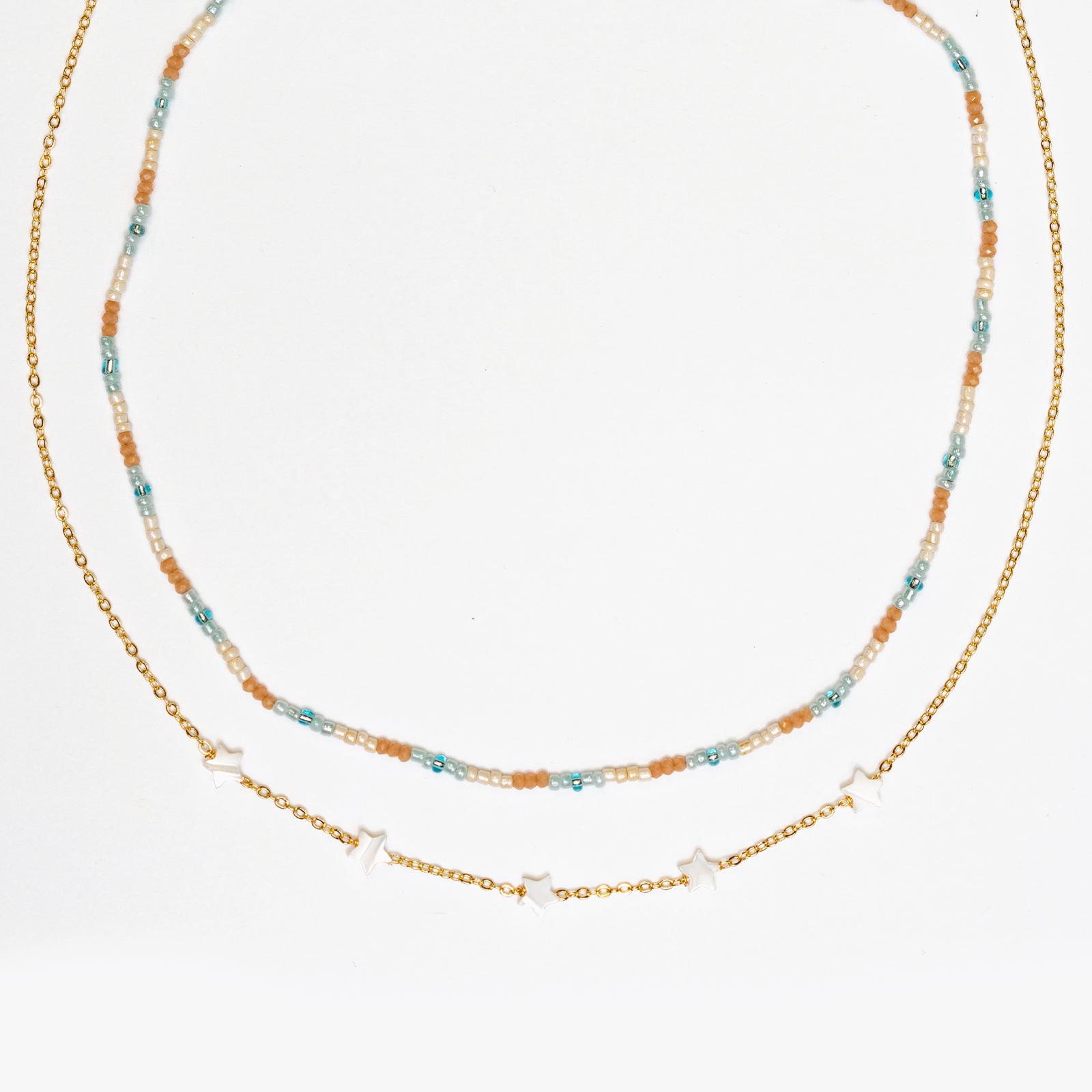 Sherbet Sunset Necklace Set