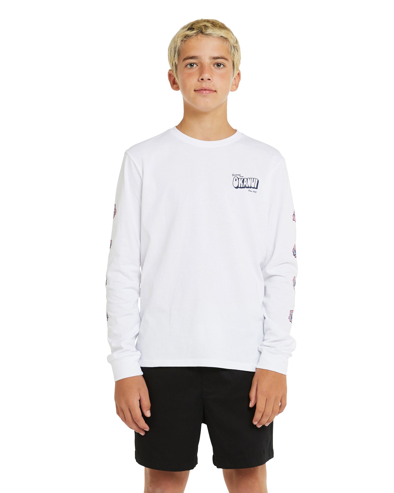 Boys - Long Sleeve T-Shirt - Tripper - White