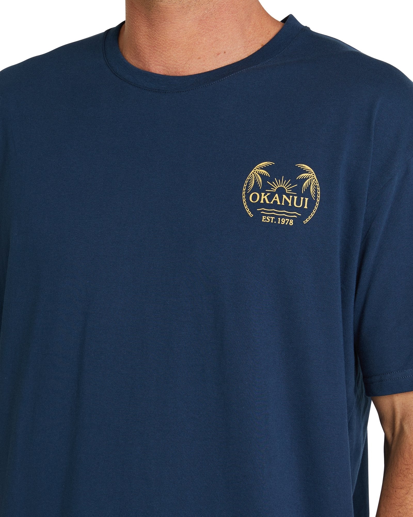 Mens - T-Shirt - Scenic Route - Navy