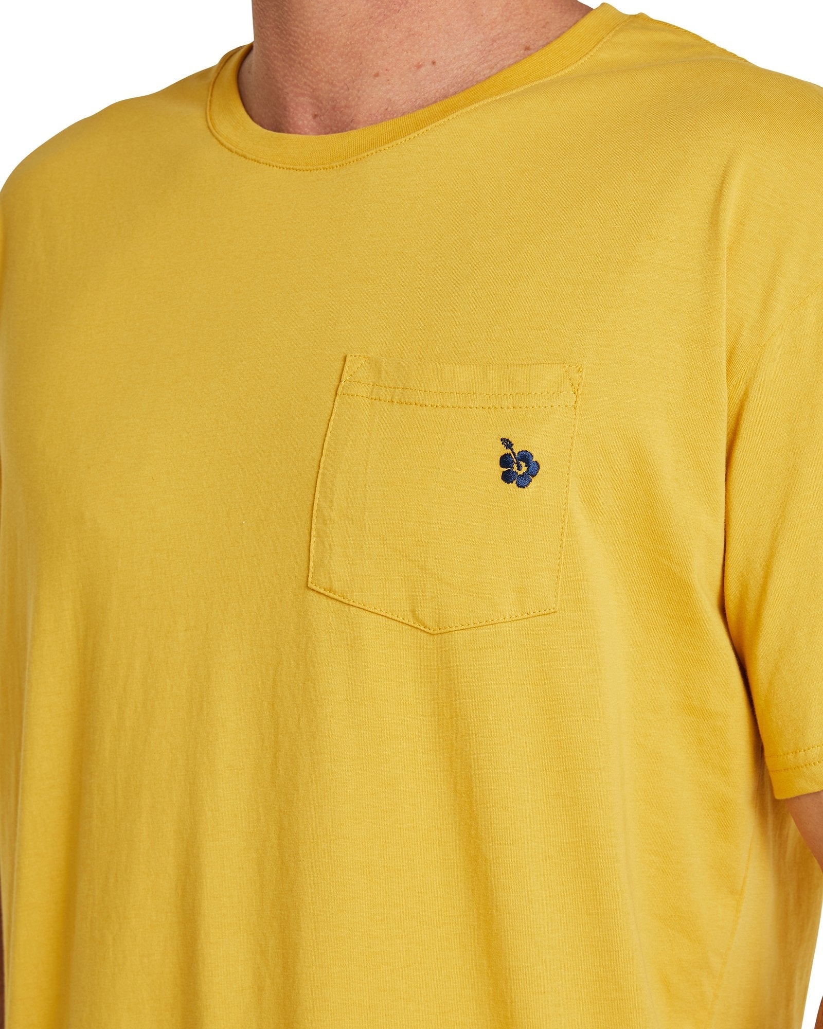 Mens - T-Shirt - Staple Pocket - Ochre